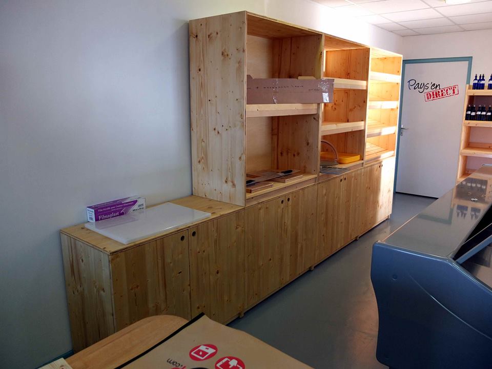 agencement de magasin