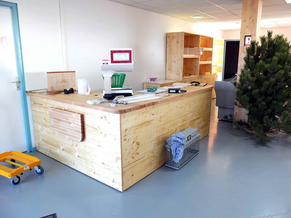 agencement de magasin