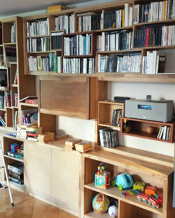 bibliothèque sur-mesure