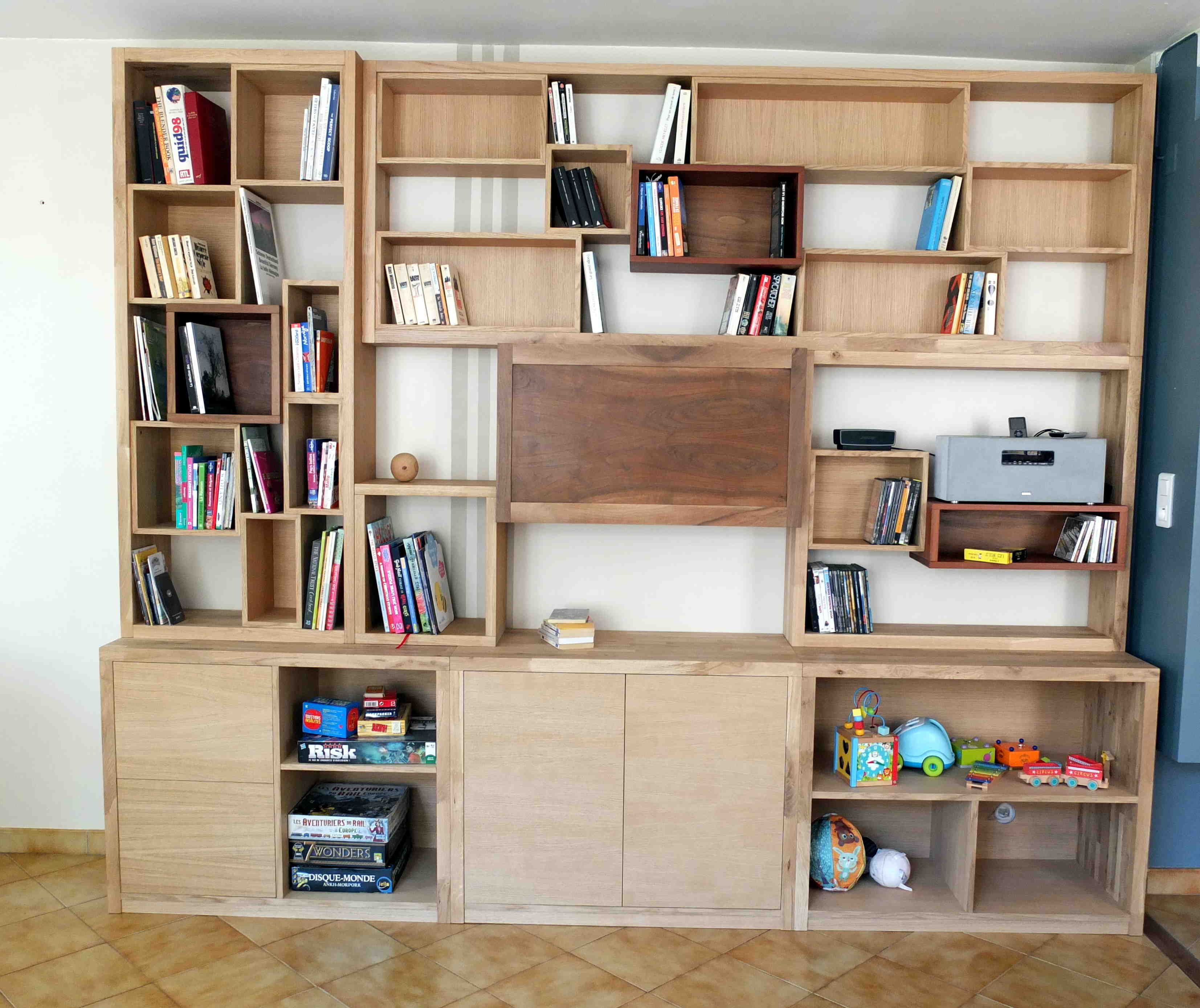 bibliothèque sur-mesure