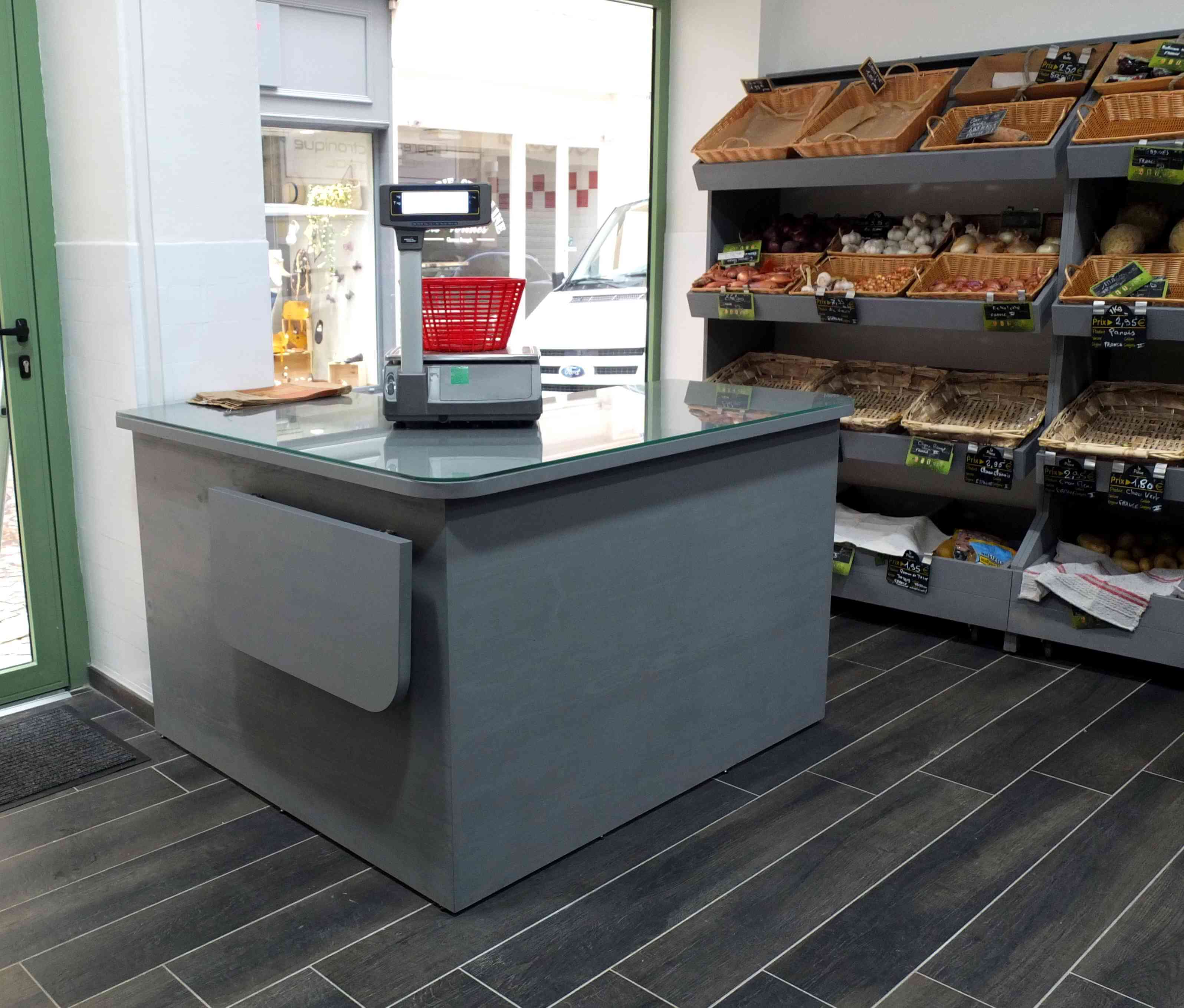 Agencement épicerie_banque accueil