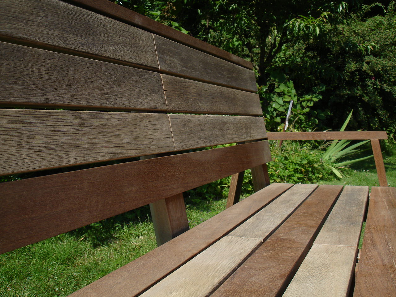 Banc de jardin - assortiment de eck et ipé