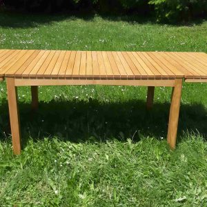table de jardin extensible