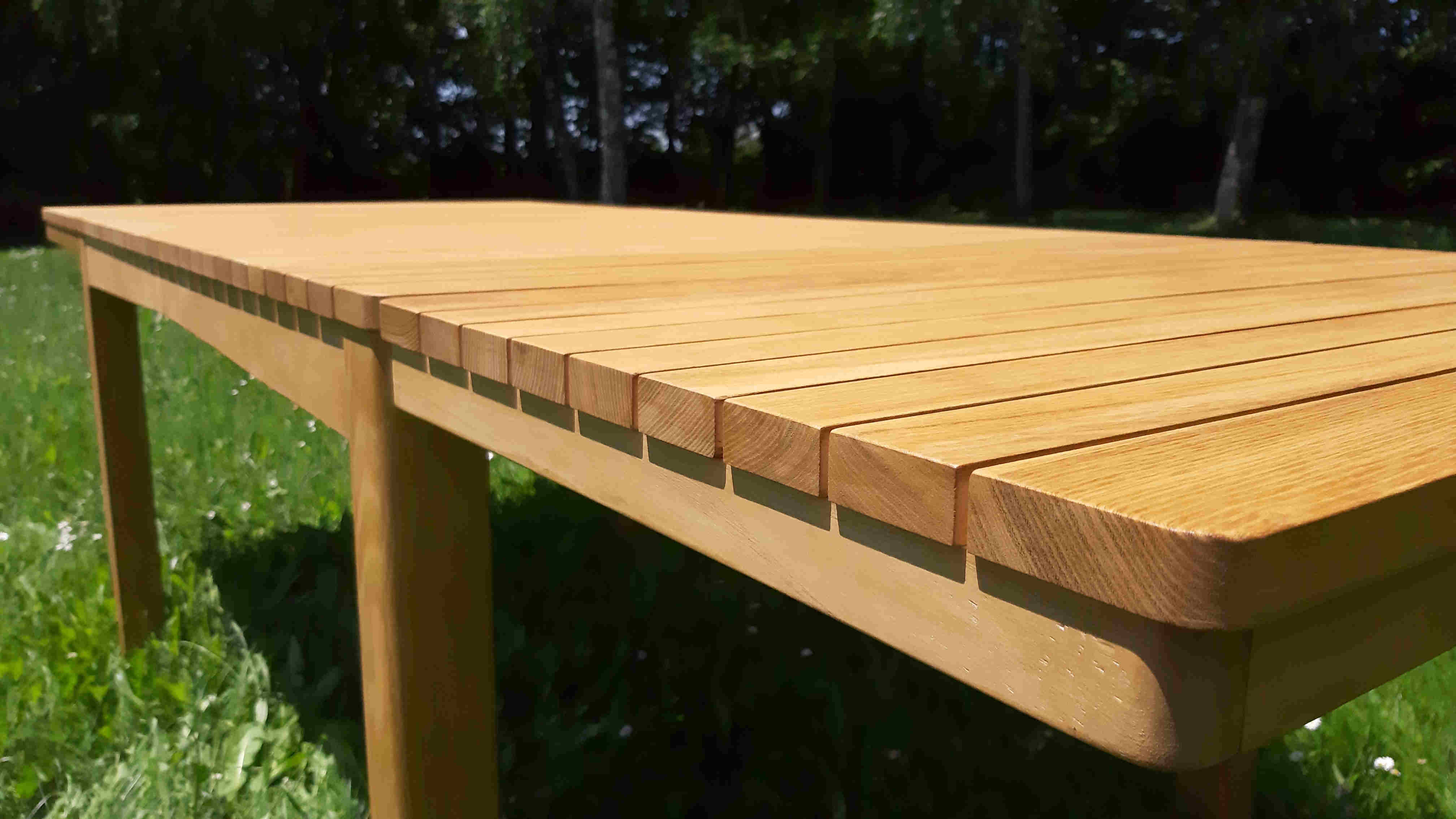 table en robinier