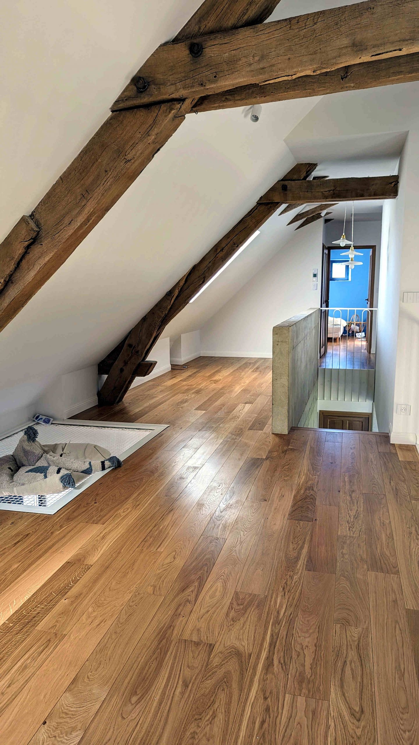 Escalier double limons