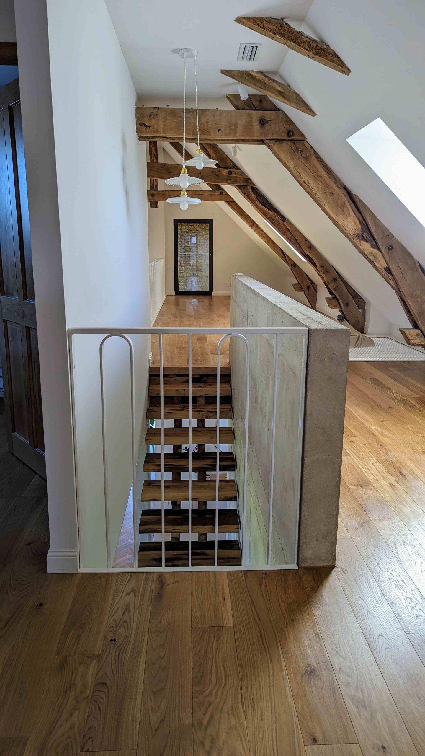 Escalier double limons
