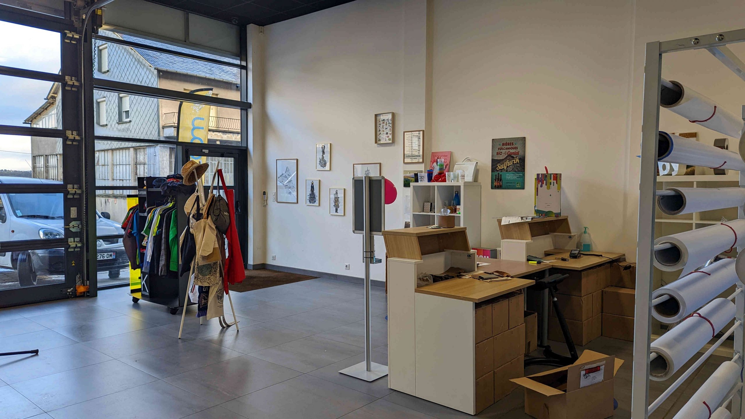 Rayonnages magasin
