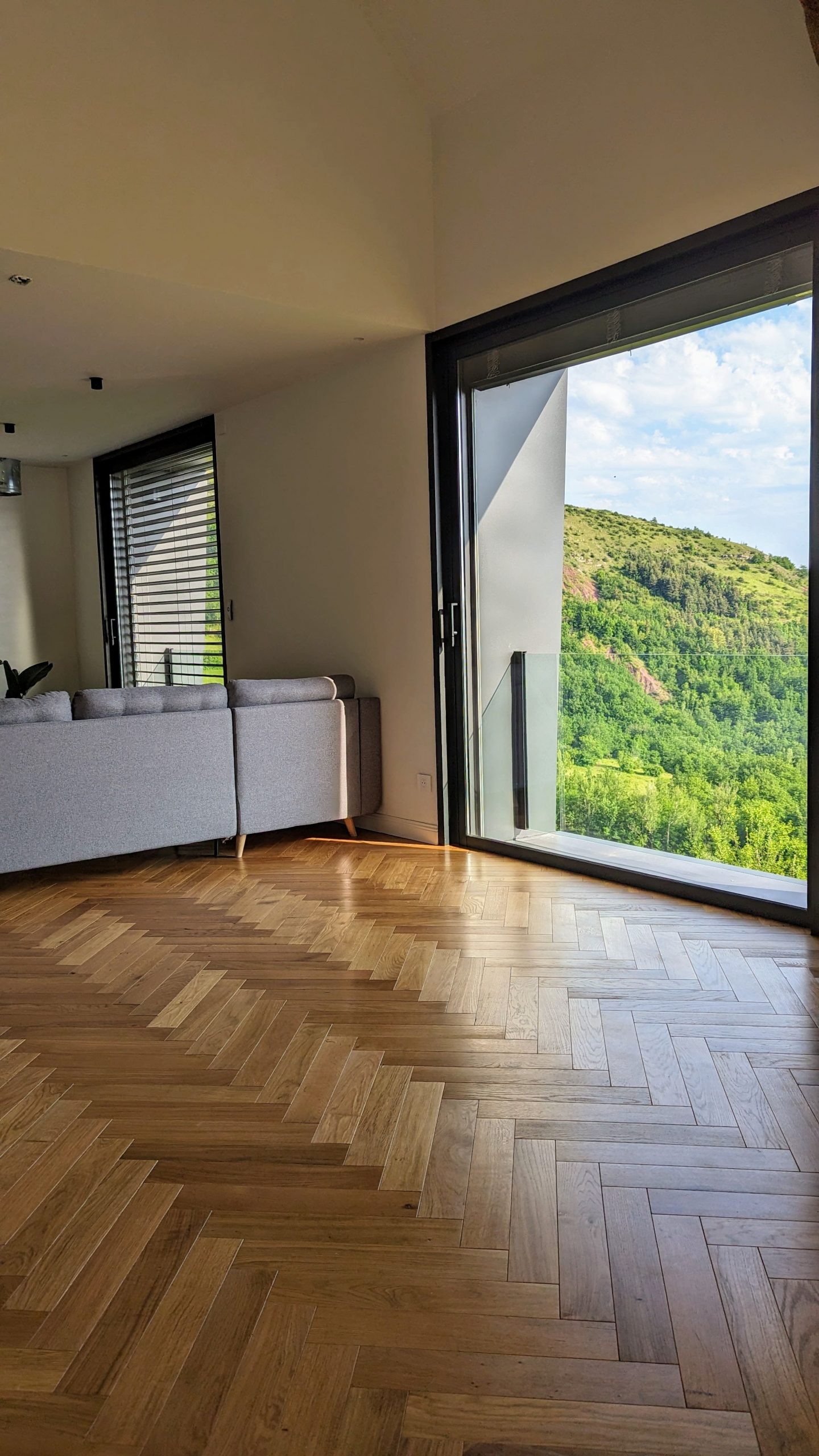 Parquet à bâtons rompus