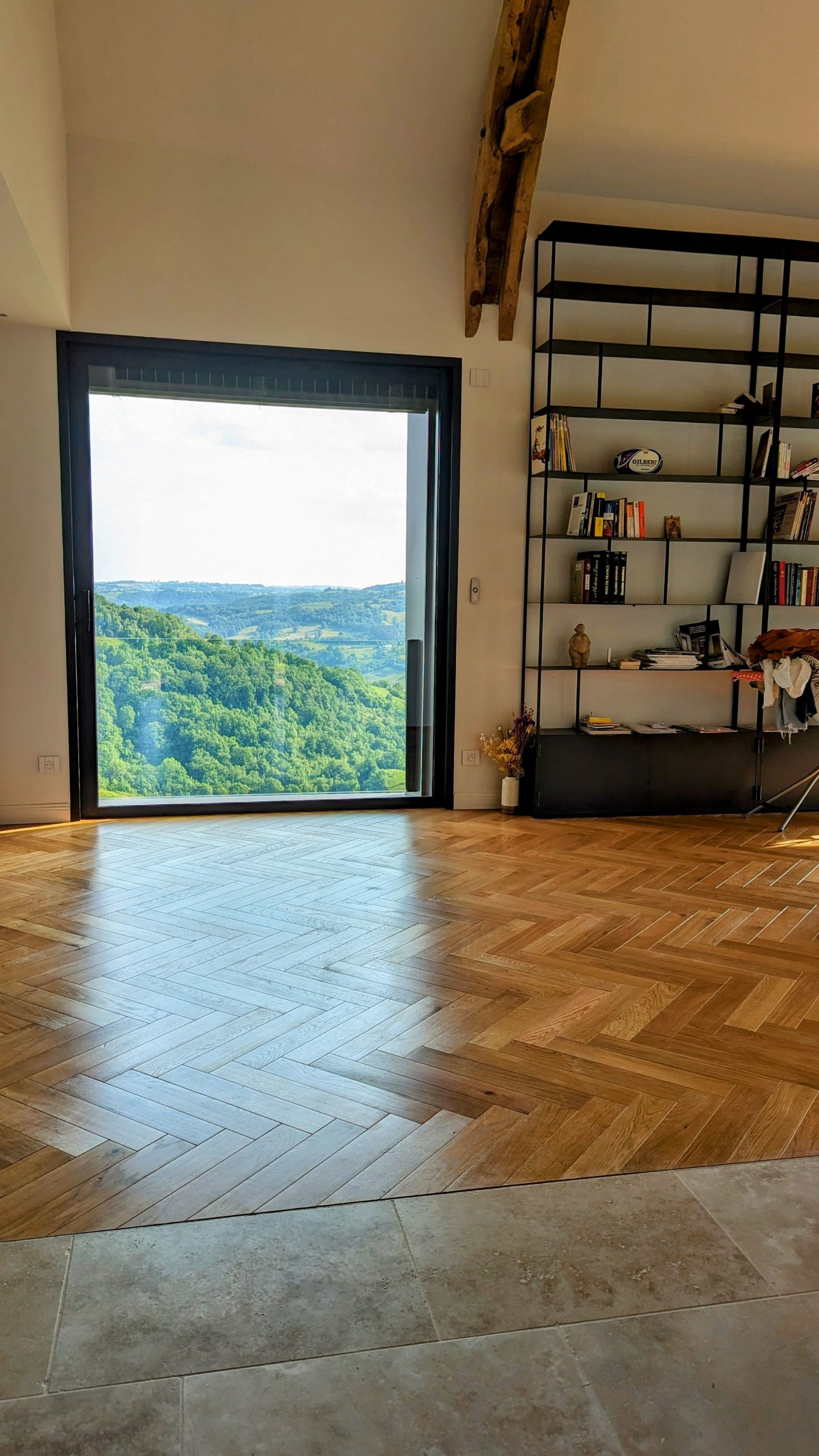 Parquet à bâtons rompus